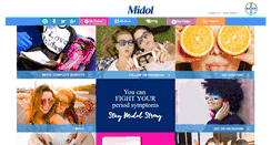 Desktop Screenshot of midol.com